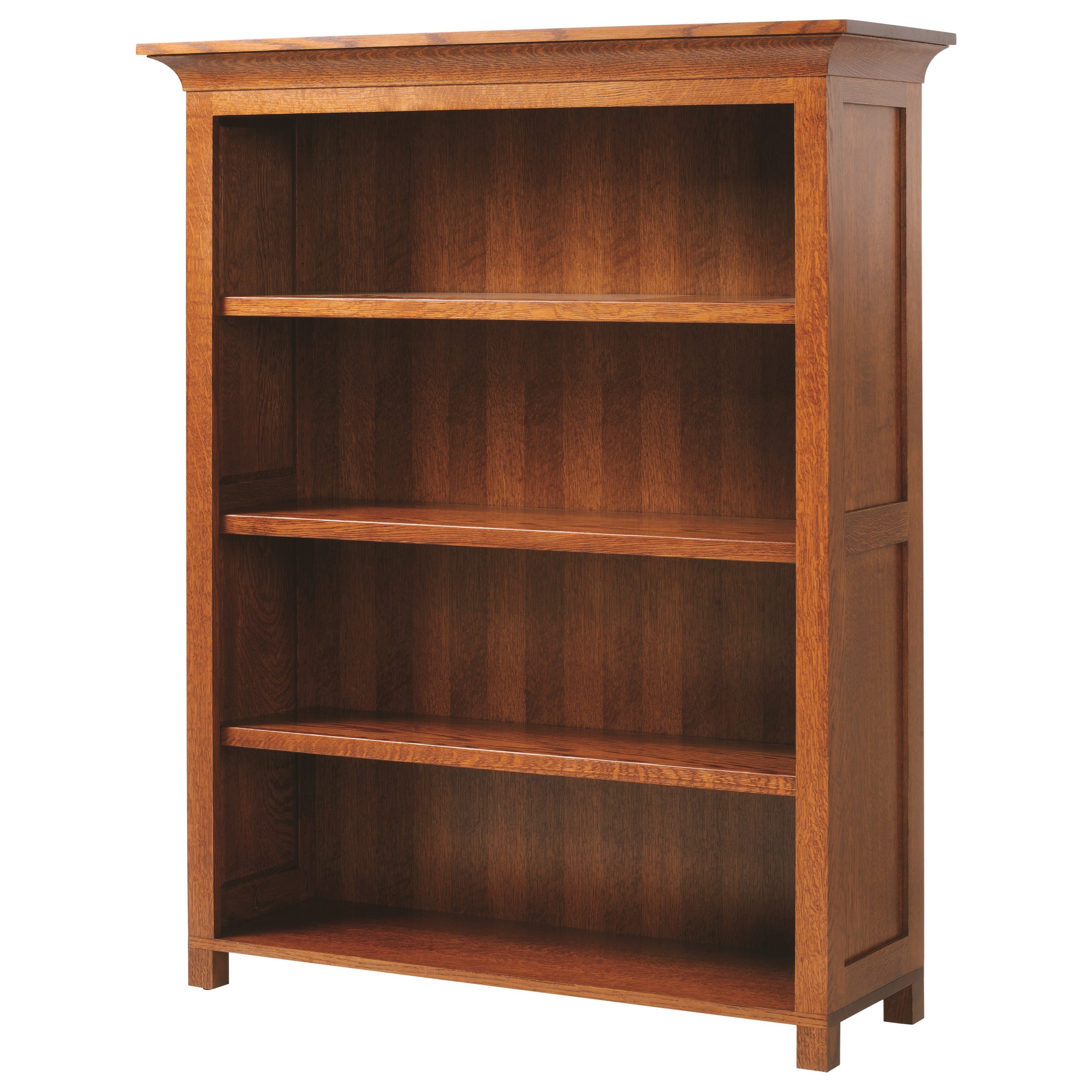 Y & T Woodcraft Coventry Mission 94872 72" Bookcase with Three
